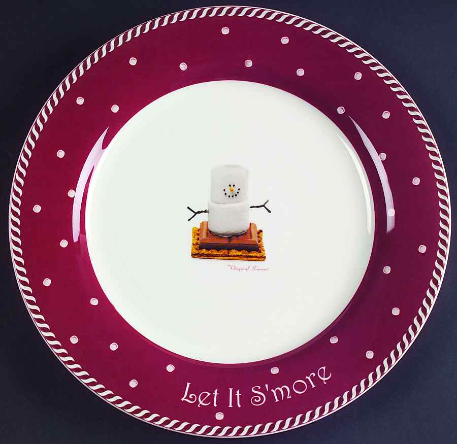 Let It S'More Dinner Plate by Nikko-1