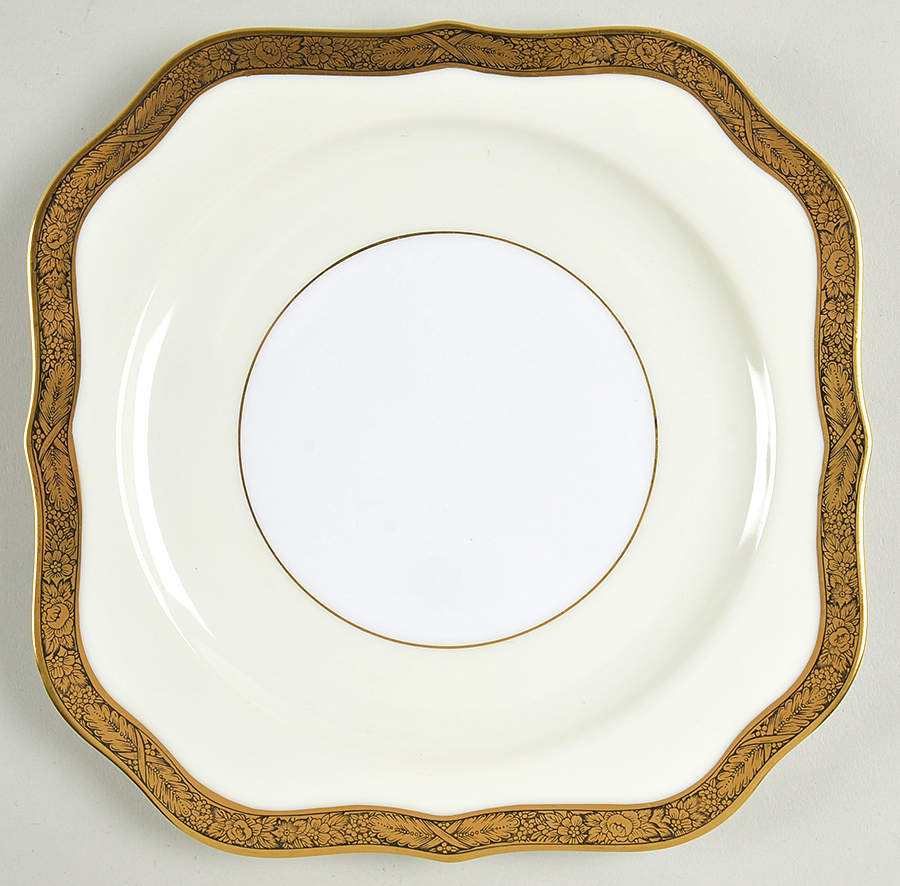 Goldkin (No #) Square Salad Plate by Noritake-1