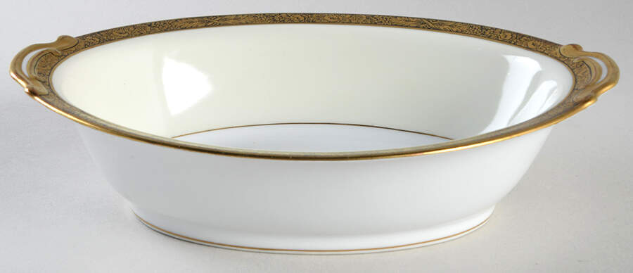 Goldkin (No #) 9" Oval Vegetable Bowl by Noritake-1