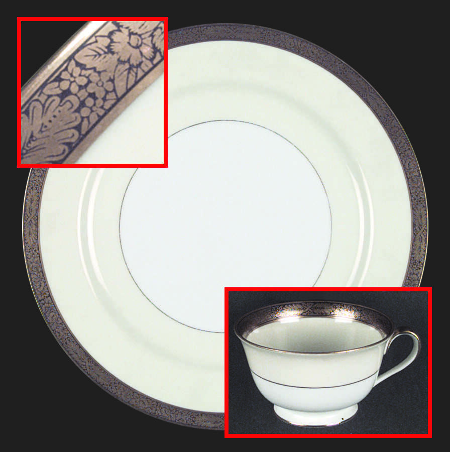 Goldkin (No #) Dinner Plate by Noritake-1