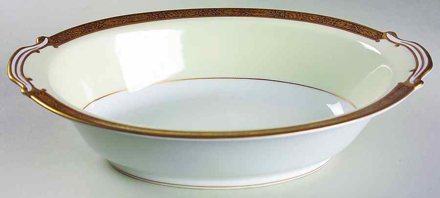 Goldkin (No #) 10" Oval Vegetable Bowl by Noritake-1