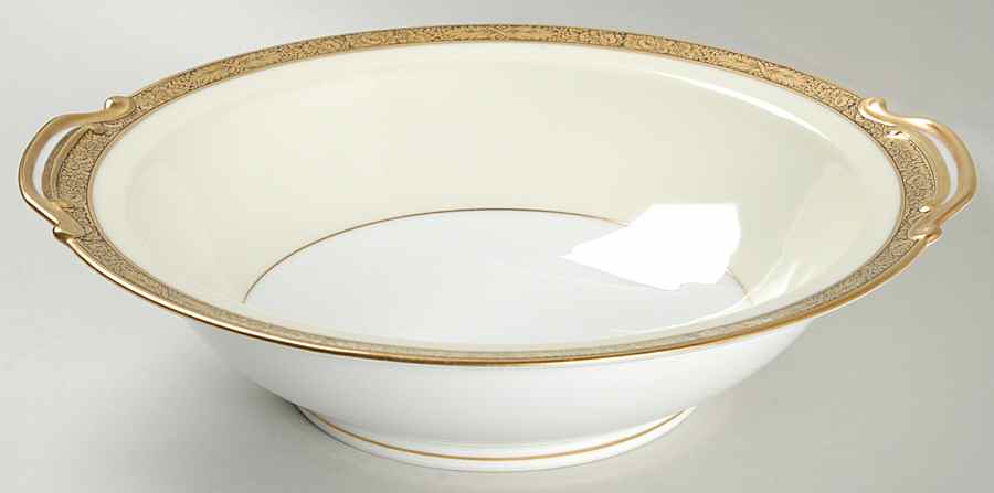 Goldkin (No #) 10" Round Vegetable Bowl by Noritake-1
