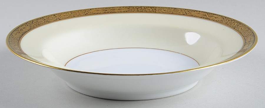 Goldkin (No #) Rim Soup Bowl by Noritake-1