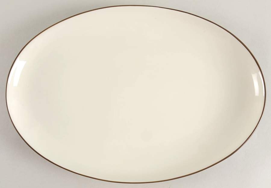 Colorwave Chocolate 16" Oval Serving Platter by Noritake-1