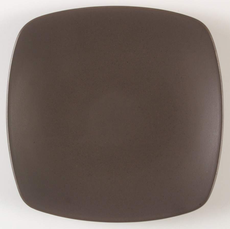Colorwave Chocolate Square Dinner Plate by Noritake-1
