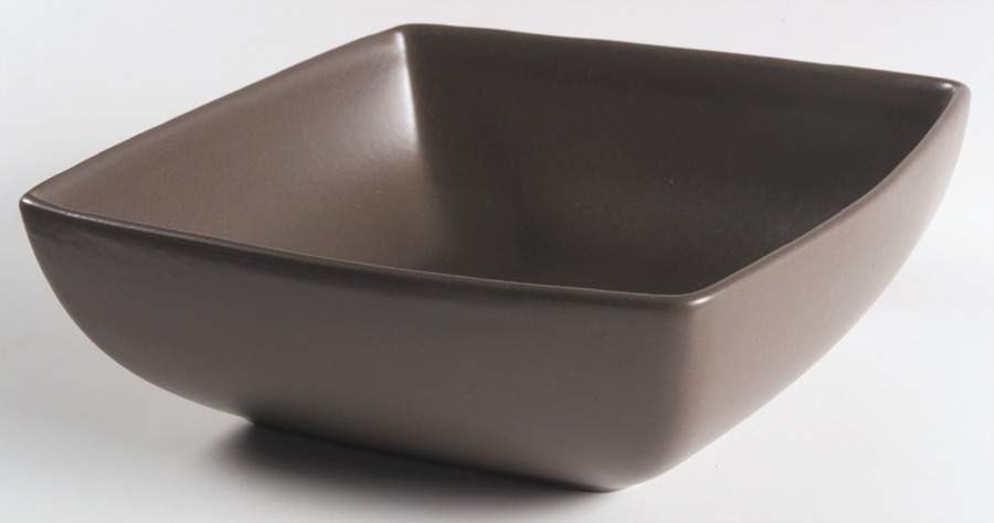 Colorwave Chocolate 8" Square Vegetable Bowl by Noritake-1