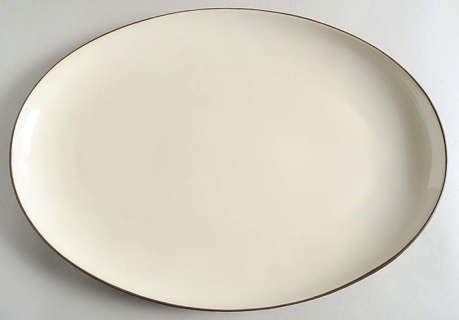 Colorwave Chocolate 15" Oval Serving Platter by Noritake-1