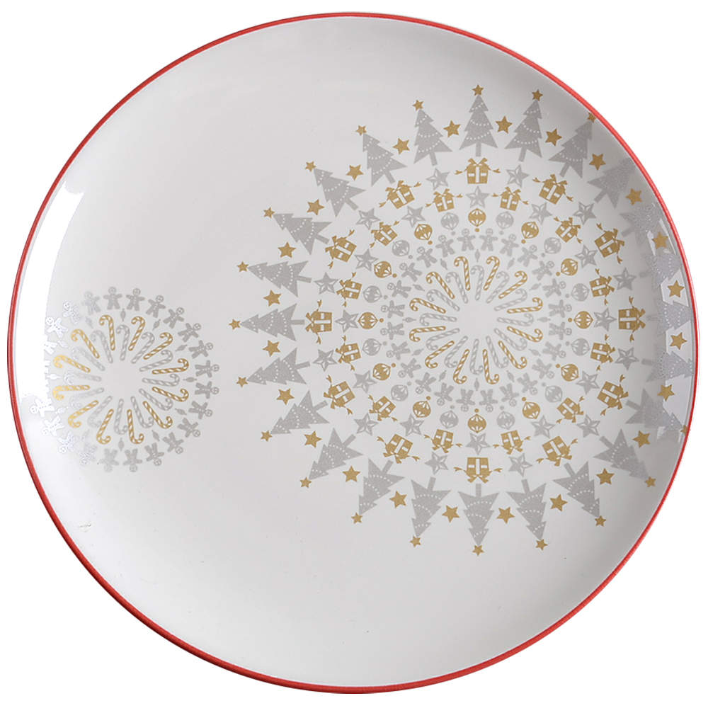 Colorwave Raspberry Holiday Salad Plate by Noritake-1