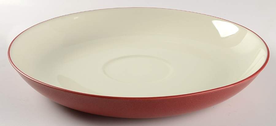 Colorwave Raspberry Chip Bowl/Plate for Chip & Dip Set by Noritake-1