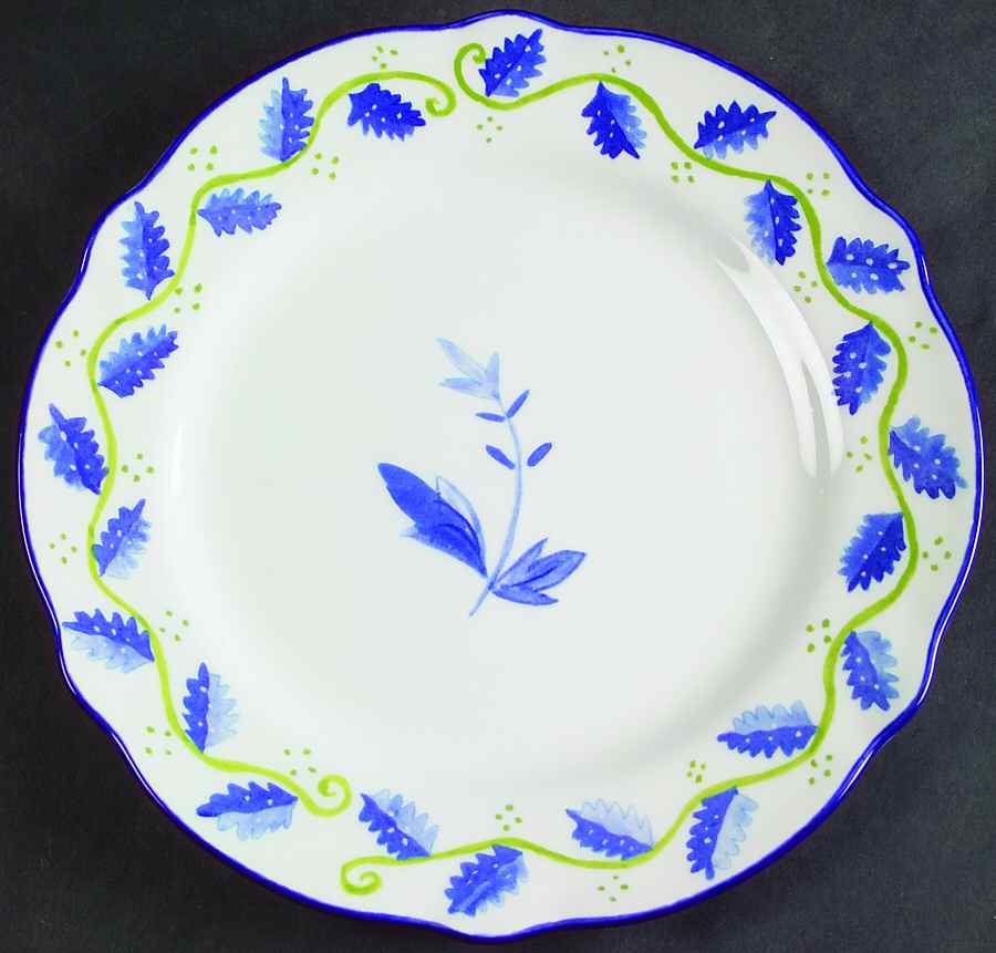 Blue Spring Salad Plate by Noritake-1