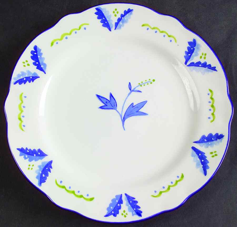 Blue Spring Salad Plate by Noritake-1