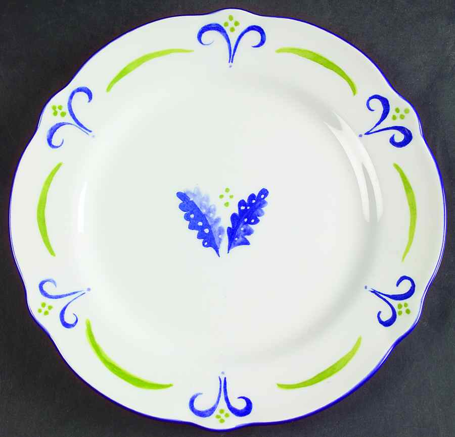 Blue Spring Salad Plate by Noritake-1