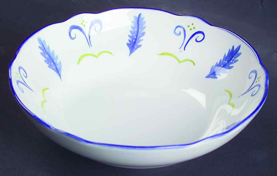 Blue Spring Fruit/Dessert (Sauce) Bowl by Noritake-1