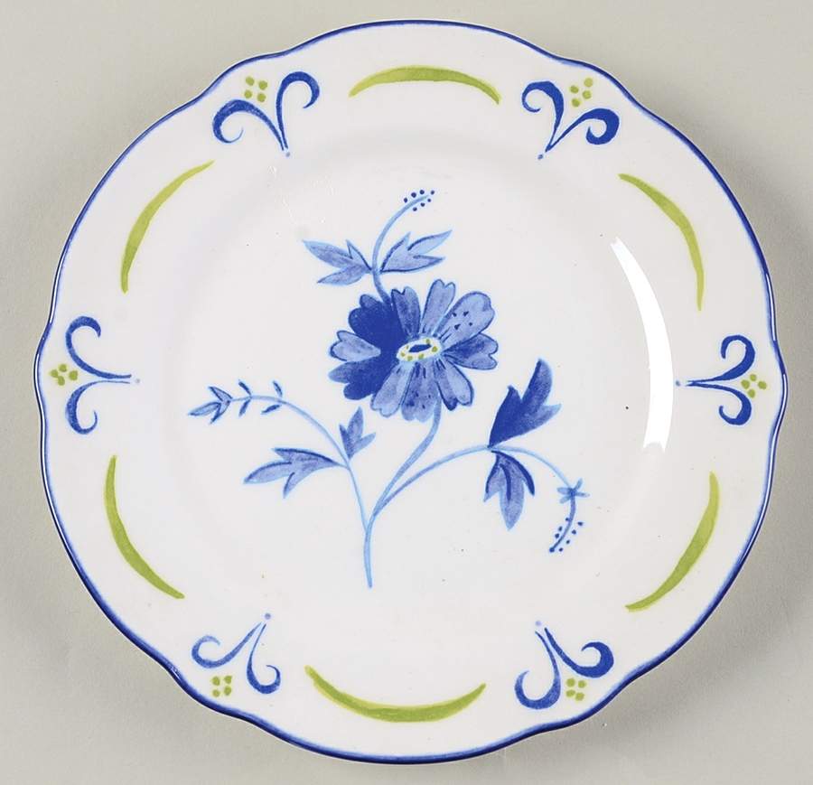 Blue Spring Bread & Butter Plate by Noritake-1
