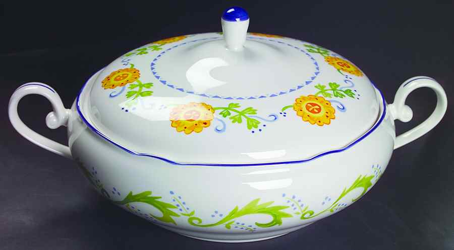 Sunshine Floral Round Covered Vegetable by Noritake-1