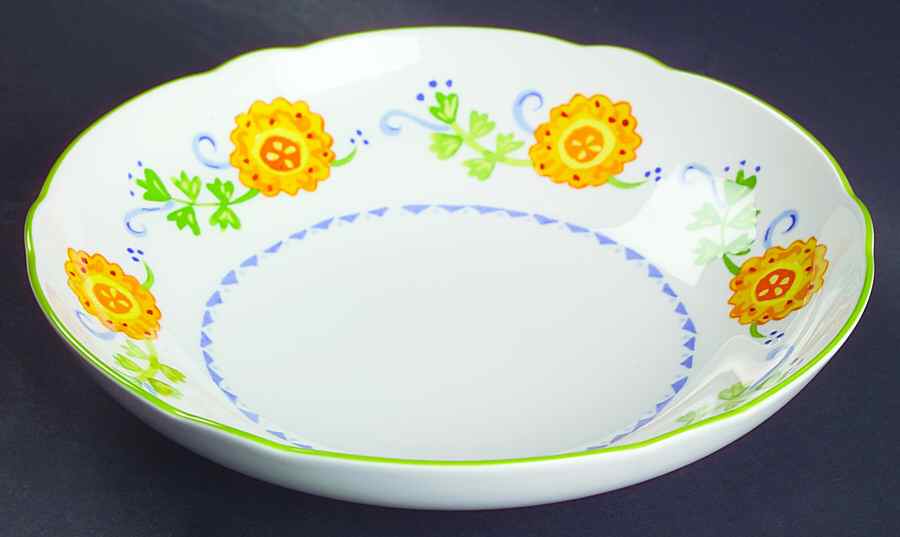 Sunshine Floral Coupe Soup Bowl by Noritake-1