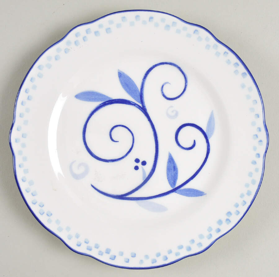 Blue Sunrise Bread & Butter Plate by Noritake-1