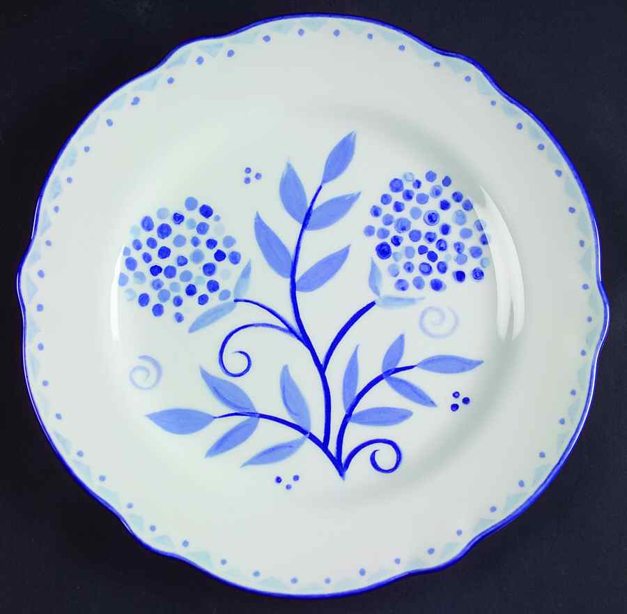 Blue Sunrise Salad Plate by Noritake-1