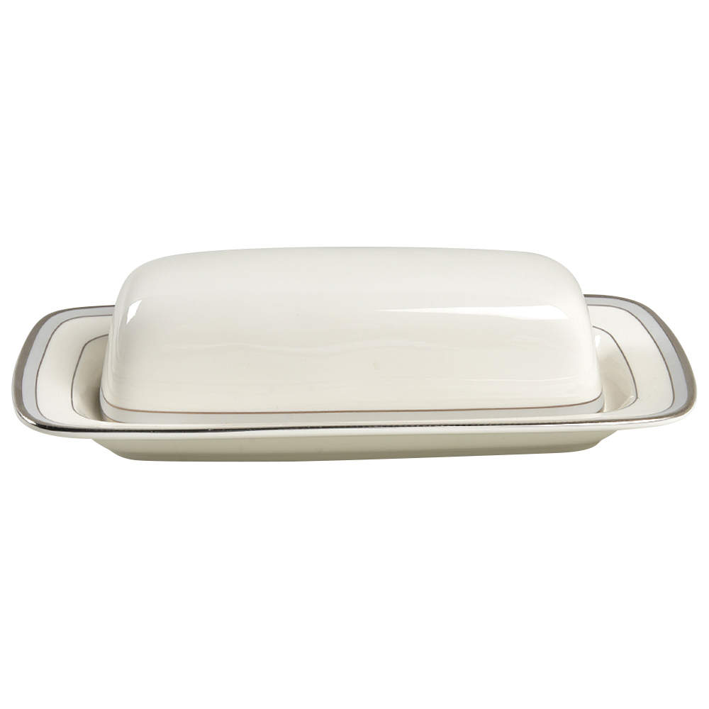 Aegean Mist 1/4 Lb Covered Butter by Noritake-1