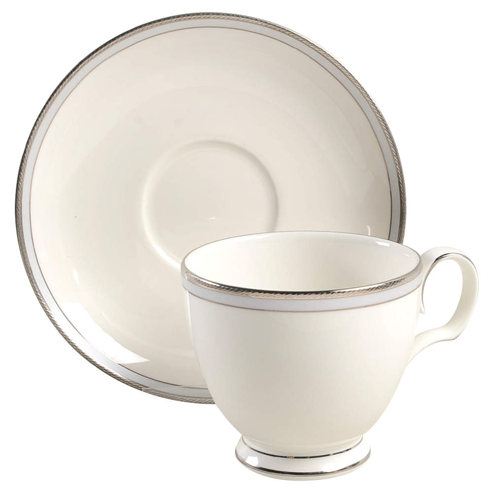 Aegean Mist Footed Cup & Saucer Set by Noritake-1