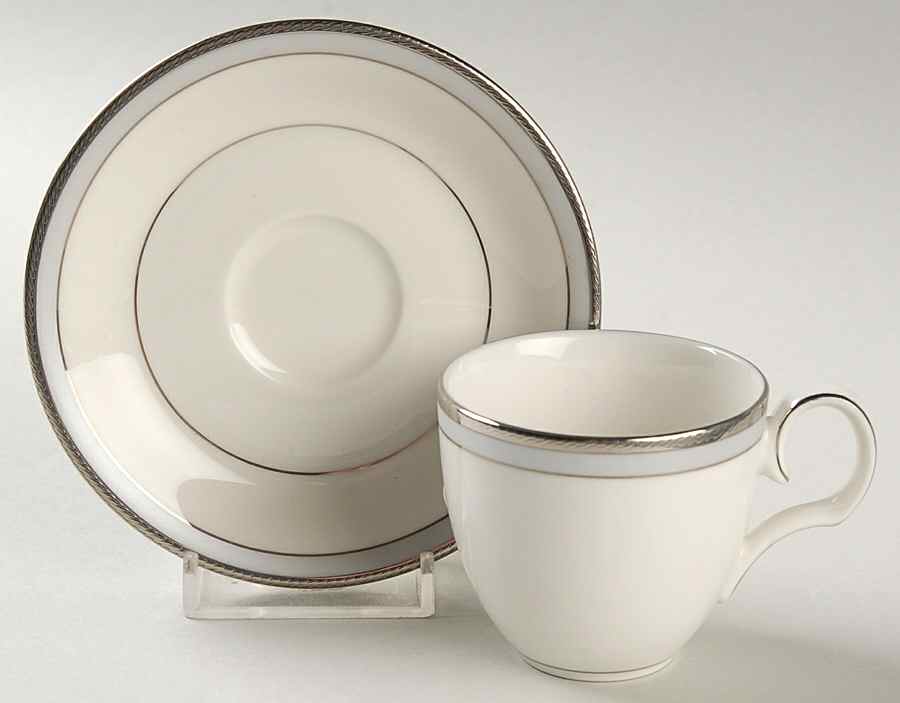 Aegean Mist Flat Demitasse Cup & Saucer Set by Noritake-1
