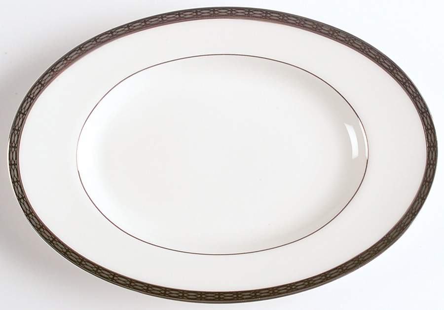 Cascade Platinum Relish/Gravy Underplate by Noritake-1