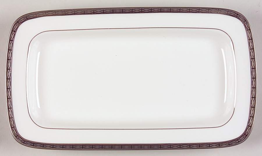 Cascade Platinum Relish/Butter Tray by Noritake-1