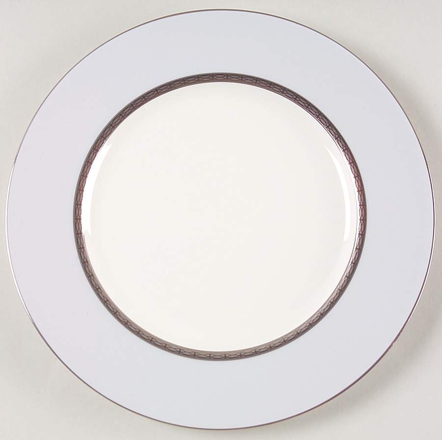 Cascade Platinum Accent Luncheon Plate by Noritake-1