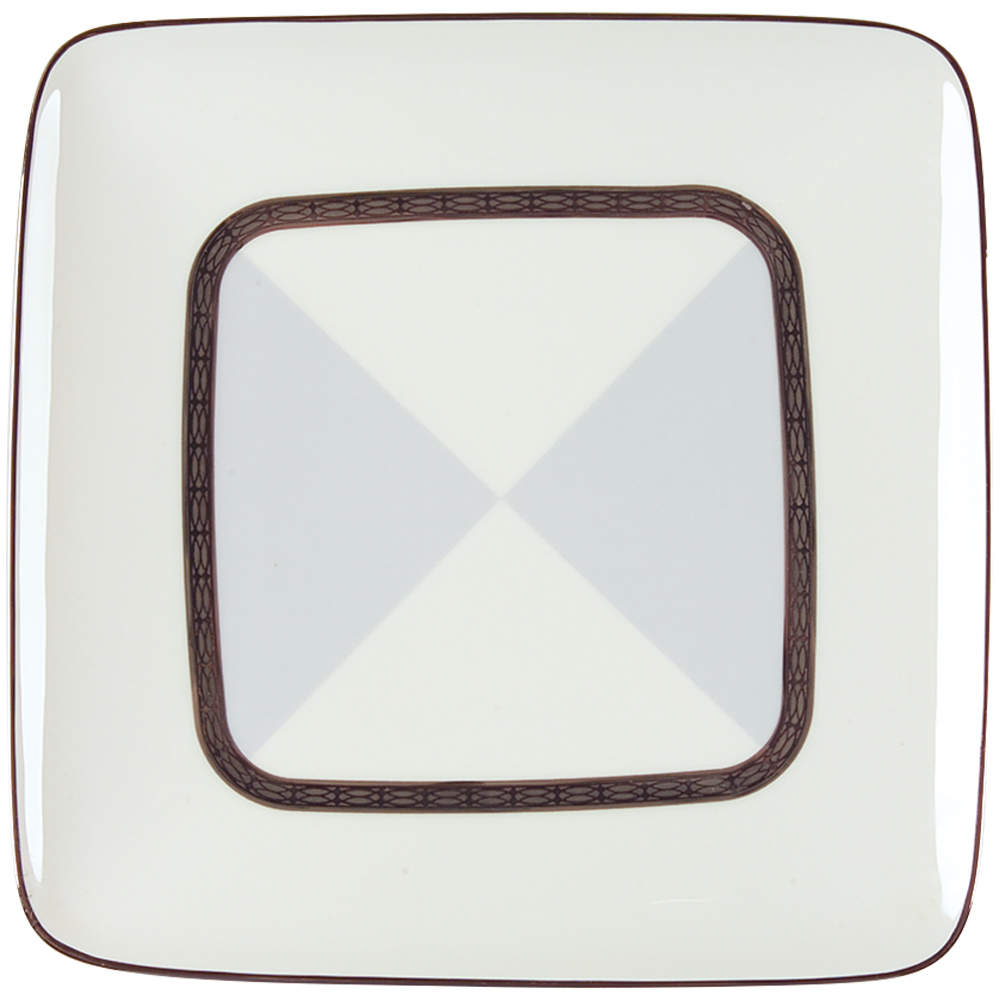 Cascade Platinum Square Accent Salad Plate by Noritake-1