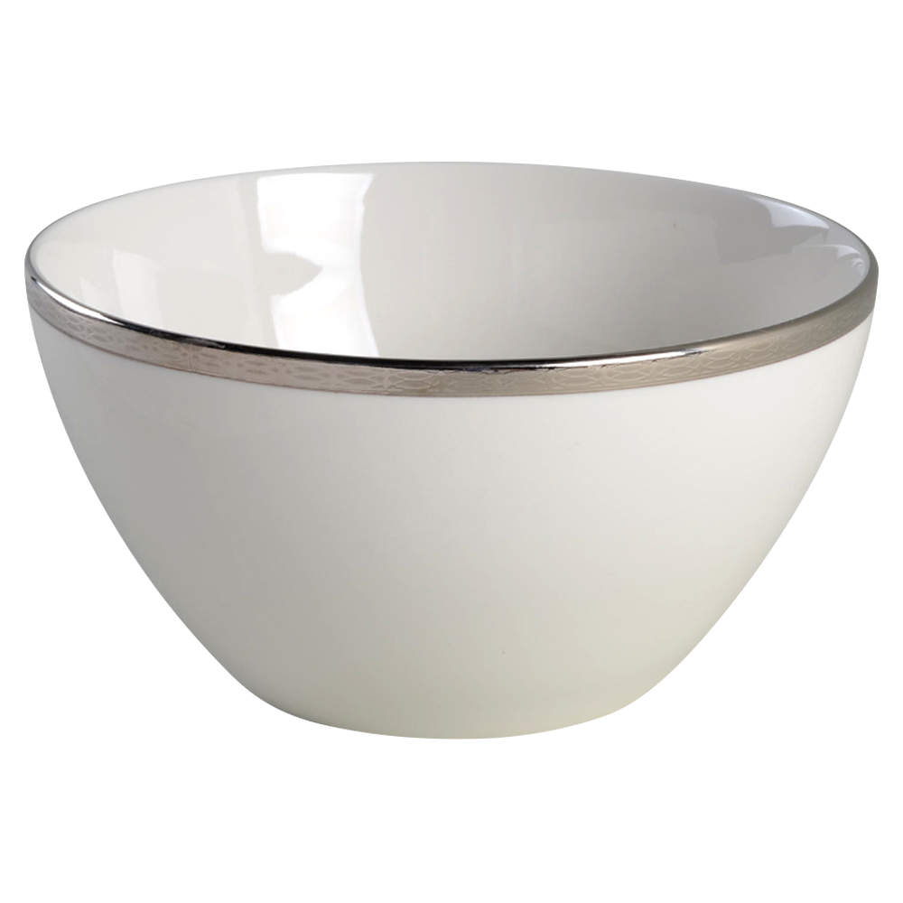 Cascade Platinum Rice Bowl by Noritake-1