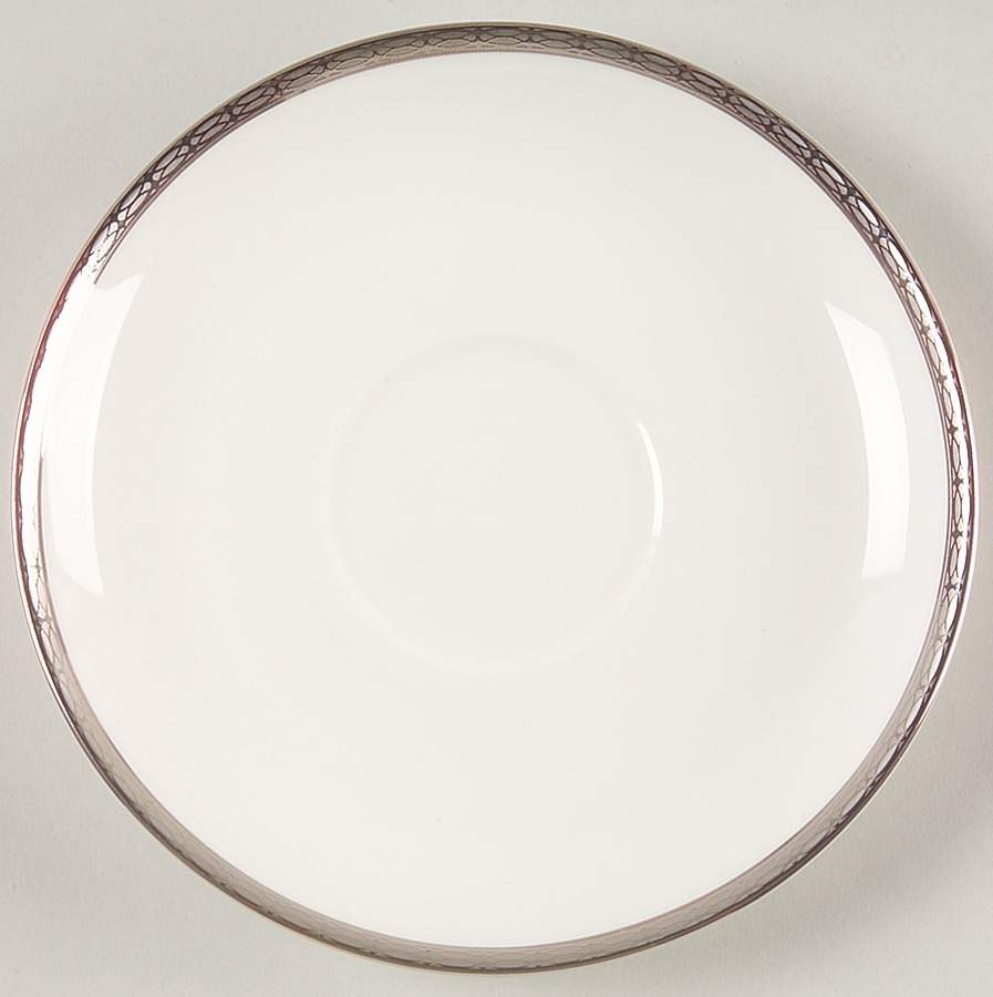Cascade Platinum Saucer by Noritake-1