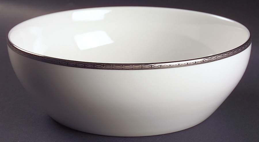 Cascade Platinum 10" Round Vegetable Bowl by Noritake-1