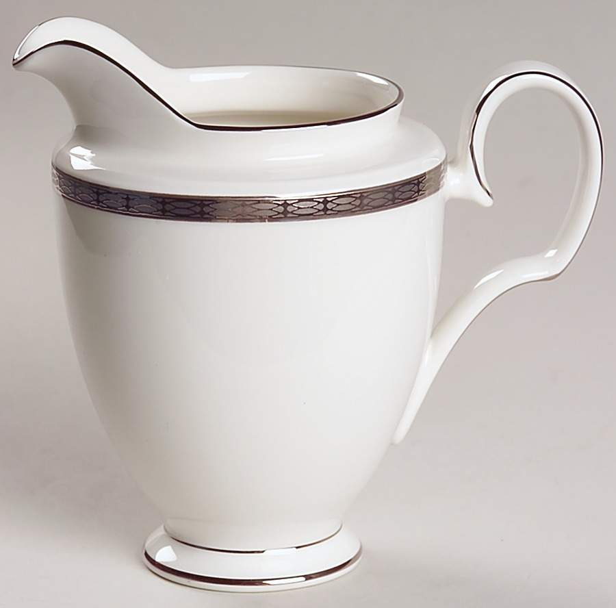 Cascade Platinum Creamer by Noritake-1