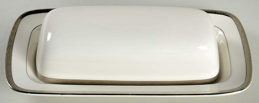Cascade Platinum 1/4 Lb Covered Butter by Noritake-1