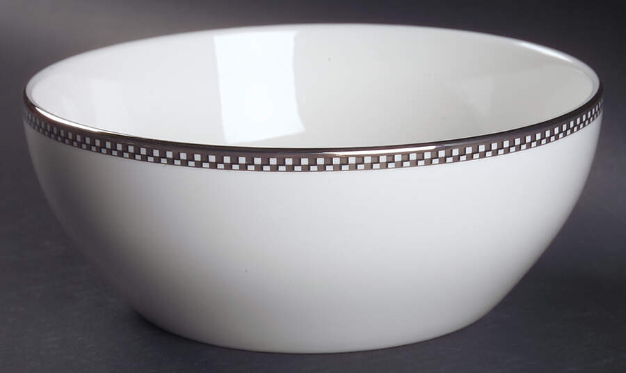 Cellini Platinum 7" Round Vegetable Bowl by Noritake-1