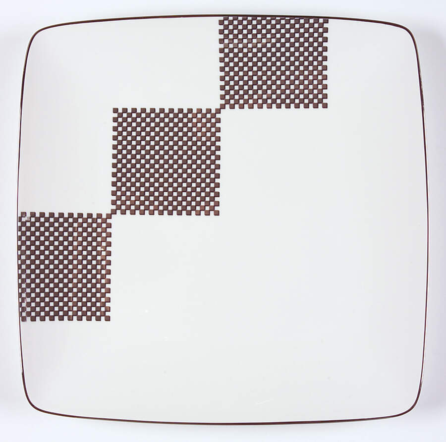 Cellini Platinum Square Accent Dinner Plate by Noritake-1