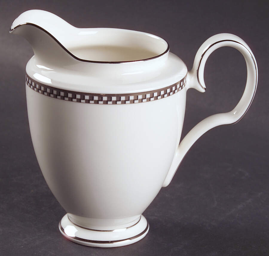 Cellini Platinum Creamer by Noritake-1