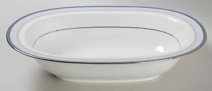 Crowne Platinum 10" Oval Vegetable Bowl by Noritake-1