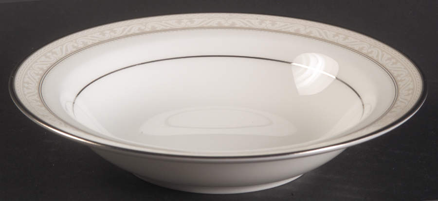 Montvale Platinum Rim Fruit/Dessert (Sauce) Bowl by Noritake-1