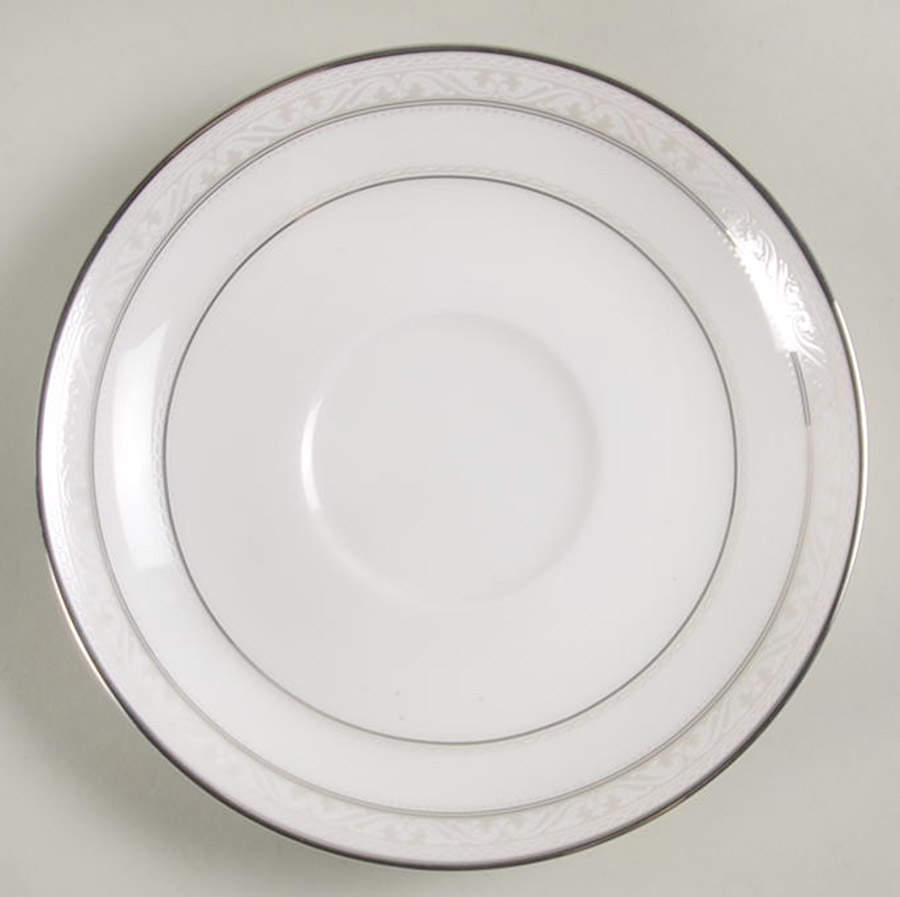 Montvale Platinum Saucer by Noritake-1