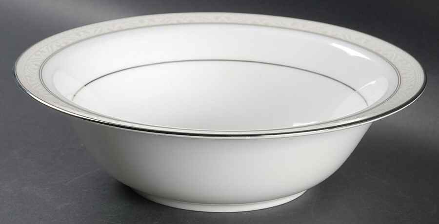 Montvale Platinum 9" Round Vegetable Bowl by Noritake-1