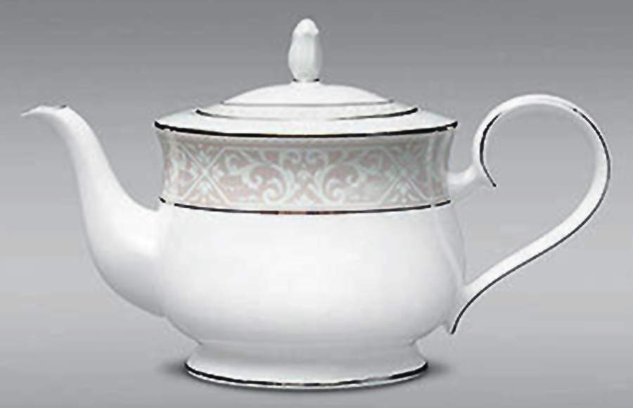 Montvale Platinum Teapot & Lid by Noritake-1