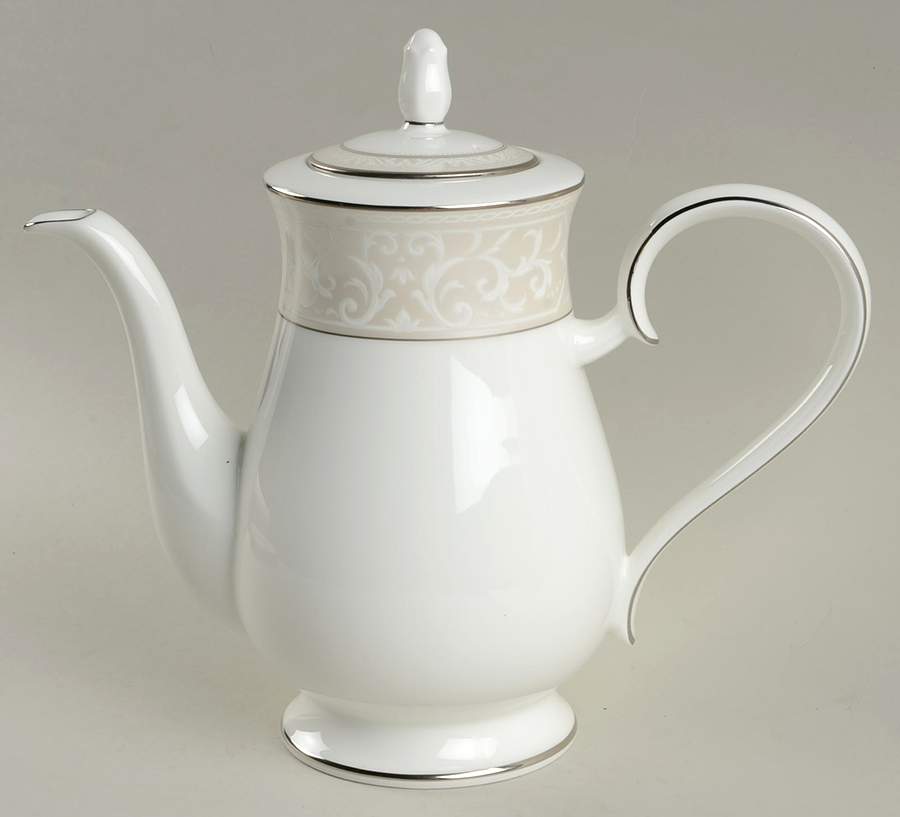 Montvale Platinum Coffee Pot & Lid by Noritake-1