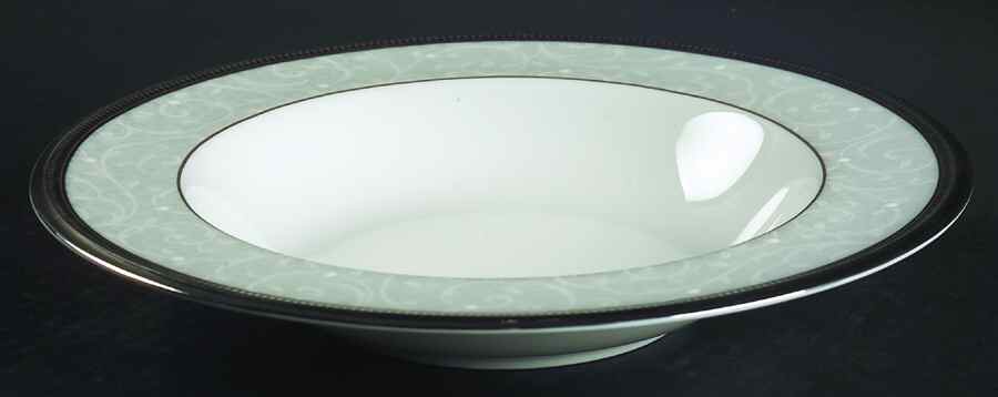 Lenore Platinum Rim Soup Bowl by Noritake-1