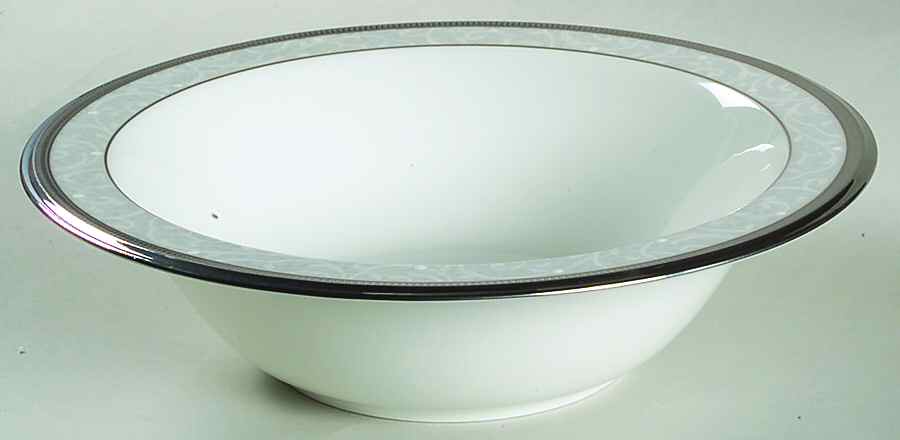 Lenore Platinum 9" Round Vegetable Bowl by Noritake-1