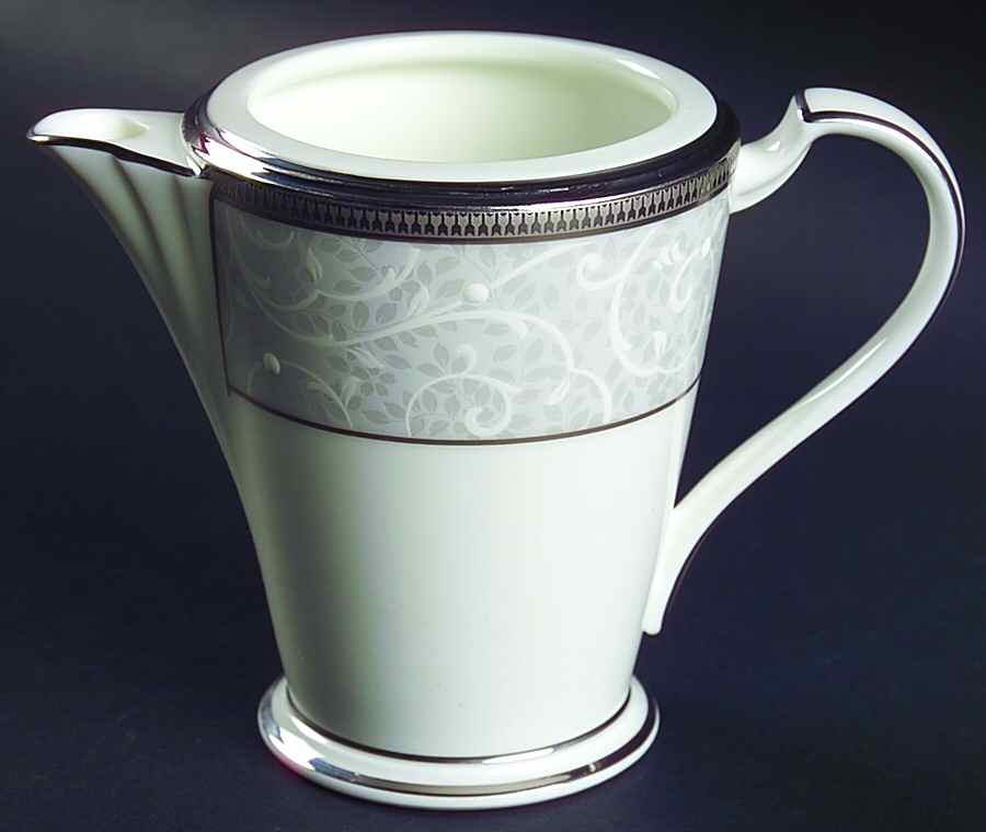 Lenore Platinum Creamer by Noritake-1