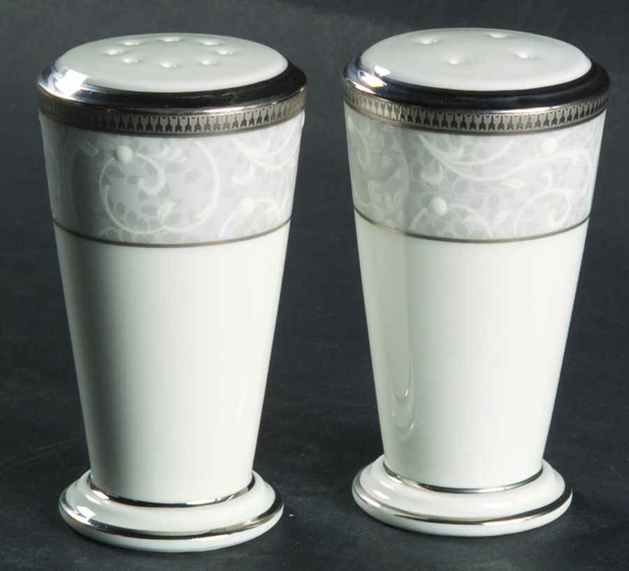 Lenore Platinum Salt & Pepper Set by Noritake-1
