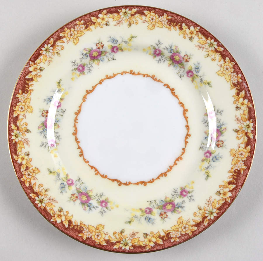 NAT46 Salad Plate by National China-1