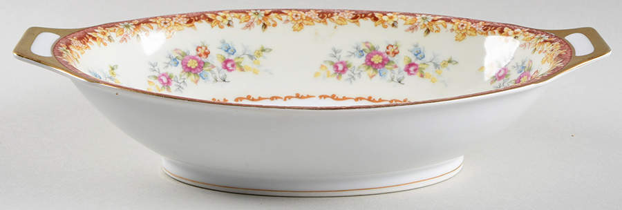 NAT46 11" Oval Vegetable Bowl by National China-1