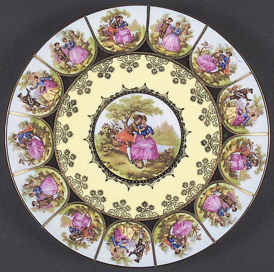 Love Story 10" Wall Plate by NC West Germany-1